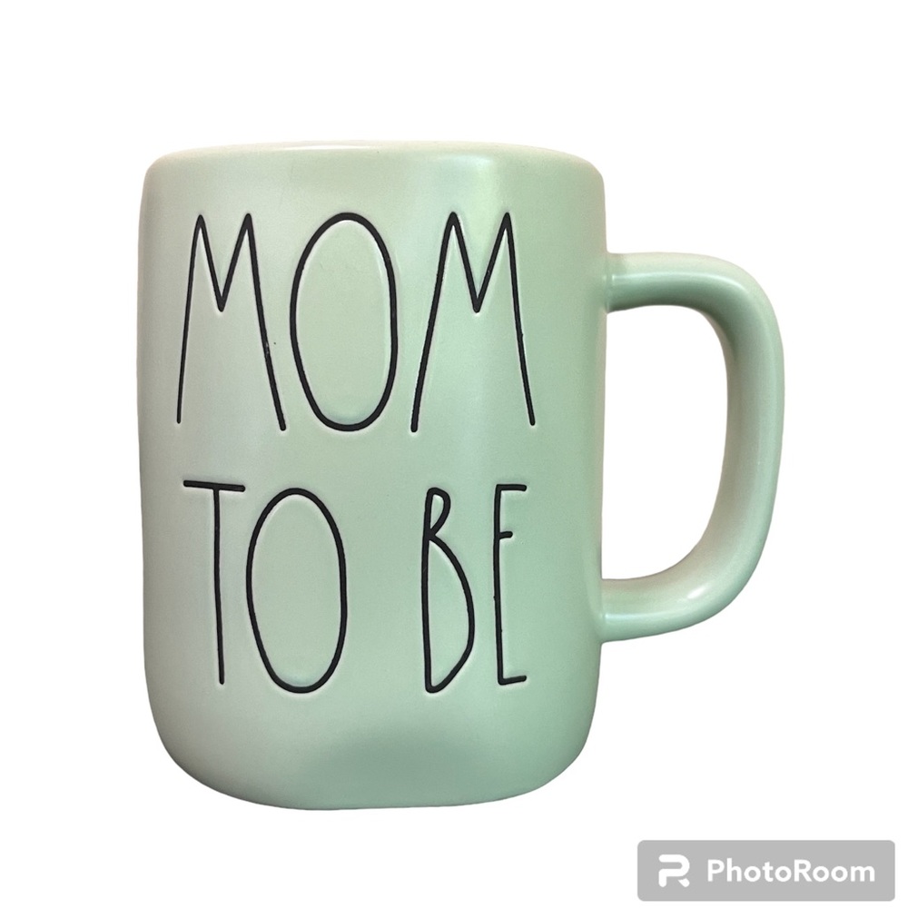 Rae Dunn “Mom To Be” Mint Green Coffee Tea Mug